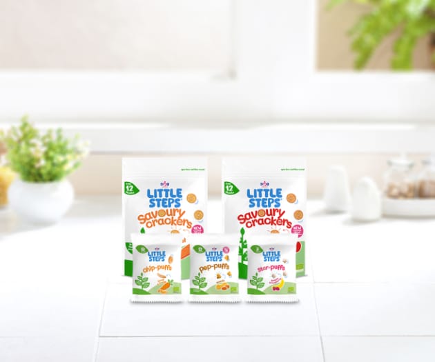 LITTLE STEPS Baby Food Snacks Range